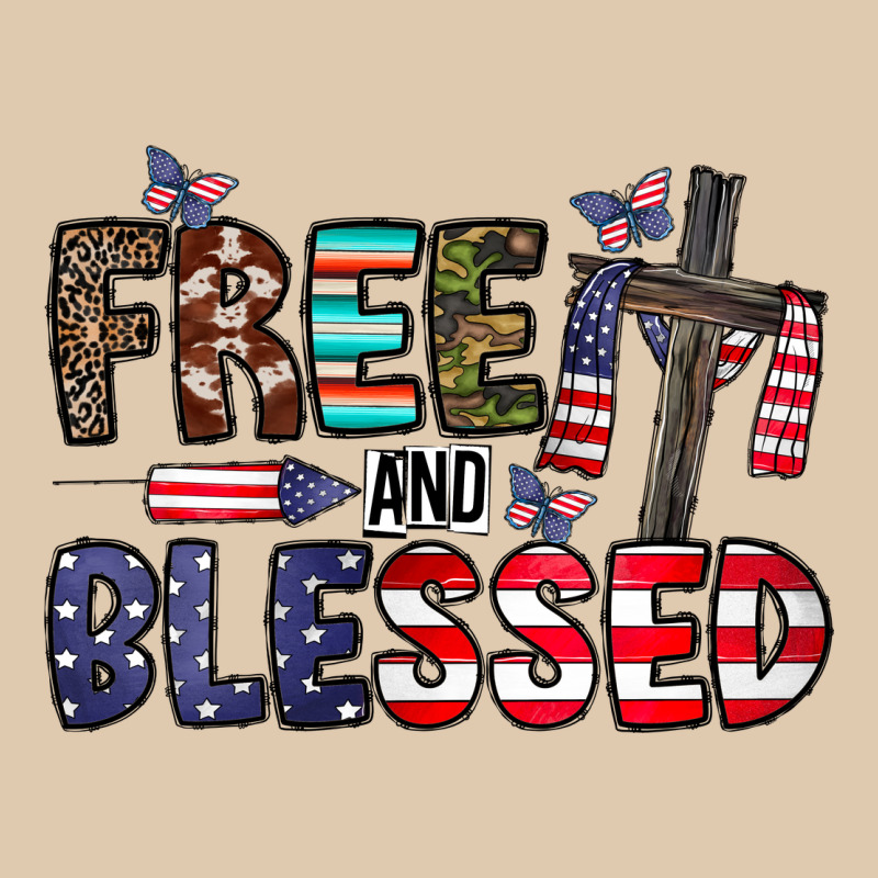 Free And Blessed Heavyweight Sweatshirt by CowhideDigitalArt | Teevron