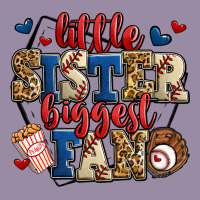 Little Sister Biggest Fan Baseball Classic Tee | Teevron