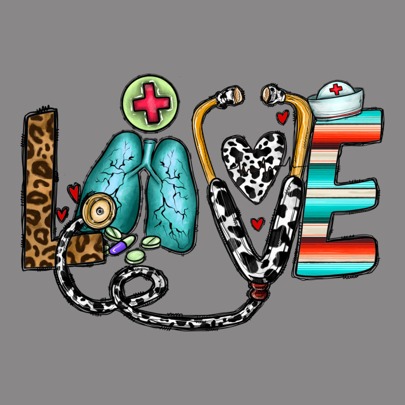 Love Nurse Vintage Tee by CowhideDigitalArt | Teevron
