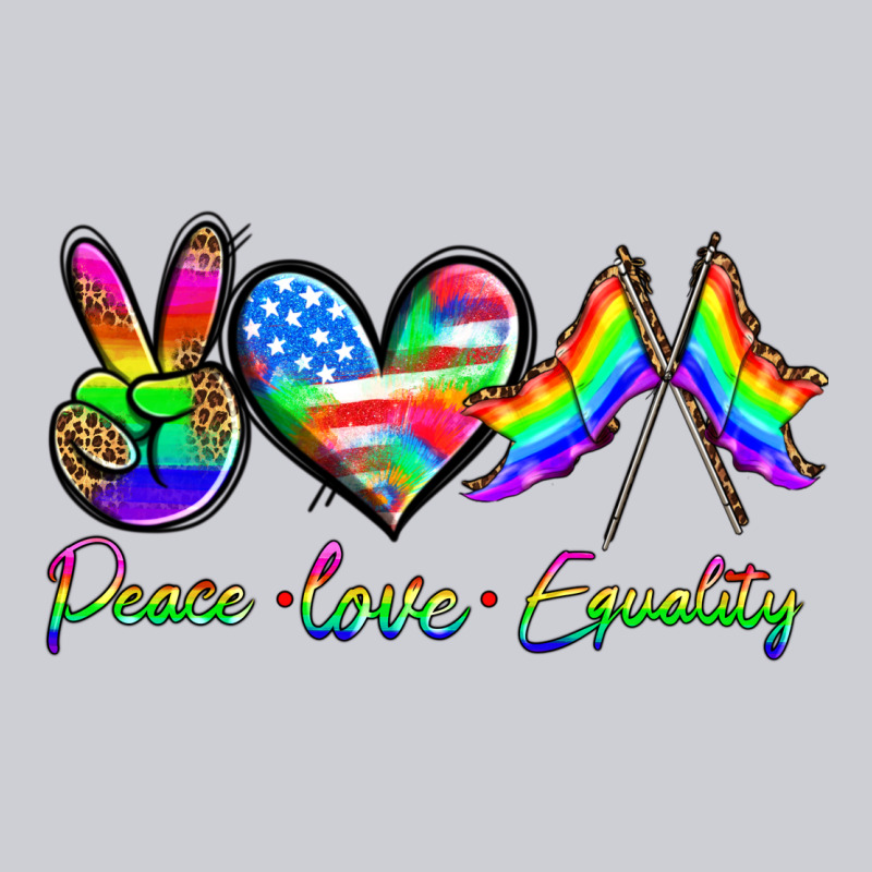 Peace Love Equality Heavyweight Sweatshirt by HRA Design Shop | Teevron