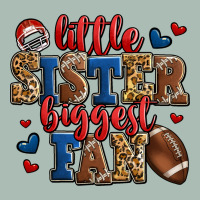Little Sister Biggest Fan American Football Classic Tee | Teevron