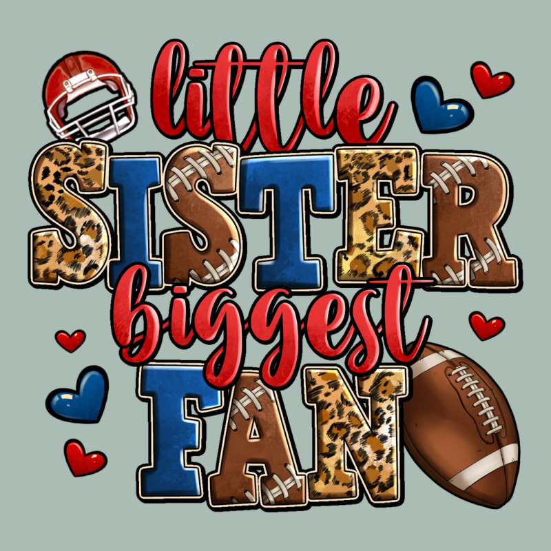 Little Sister Biggest Fan American Football Classic Tee by Jasminsmagicworld | Teevron