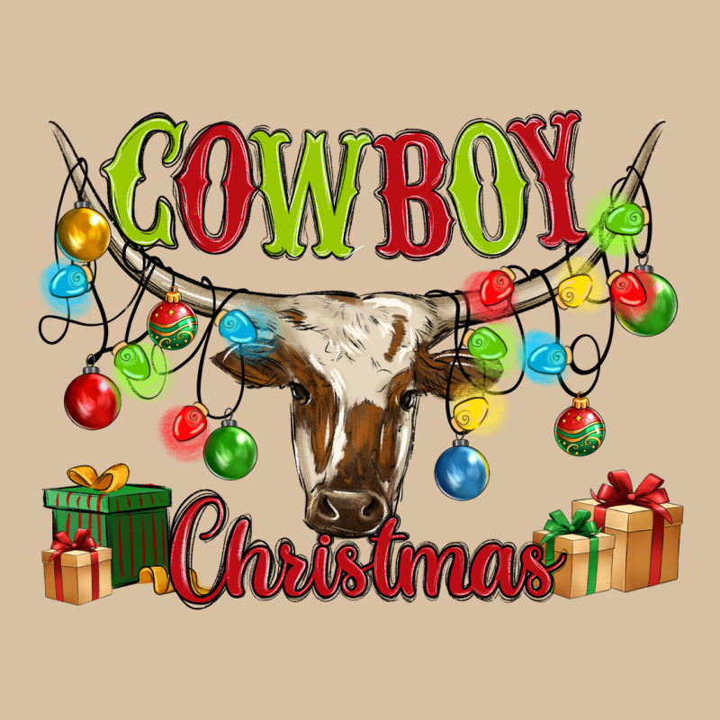 Cowboy Christmas Heavyweight Hoodie by MaliasSmallBusiness | Teevron