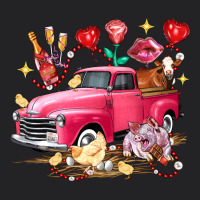 Valentine's Day Truck Farm Animals Vintage Tee | Teevron