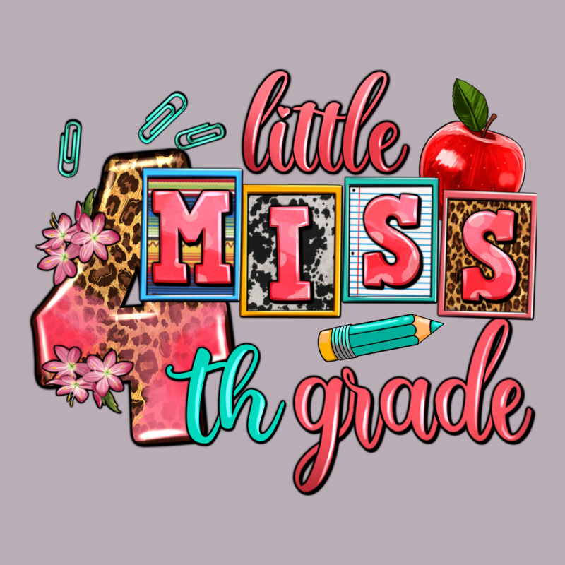 Little Miss 4 Th Grade Vintage Tee by AdoDesignShop | Teevron