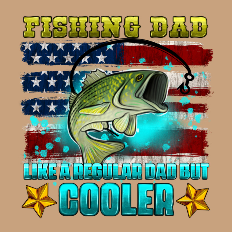 Fishing Dad Like A Regular Dad But Cooler Vintage Tee by HRA Design Shop | Teevron