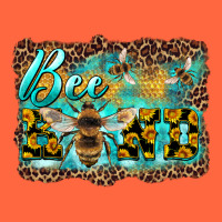 Bee Kind With Sunflower And Leopard Background Premium Hoodie | Teevron