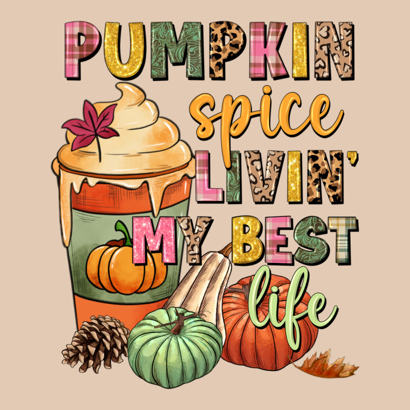 Pumpkin Spice Livin' My Best Life Urban Hoodie by NancyCooperArtShop | Teevron