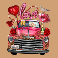 Valentine's Day Truck Love Bird Letter Vintage Tee | Teevron