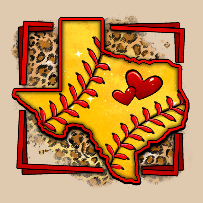 Leopard Softball Texas Map Classic Tee by Jasminsmagicworld | Teevron