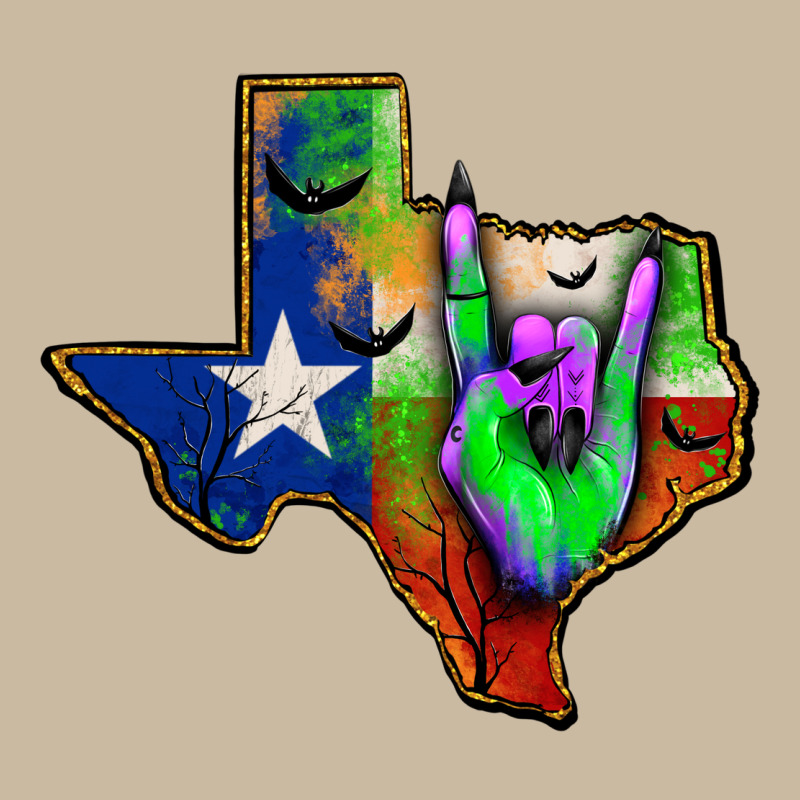 Texas Map Halloween Long Sleeve Tee by JahusDesignShop | Teevron