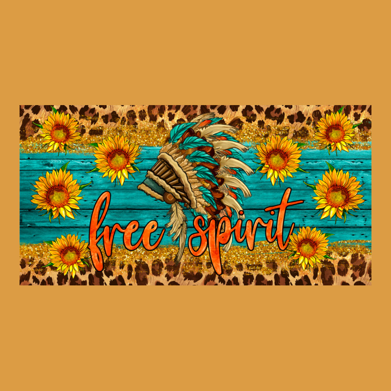 Free Spirit License Plate Urban Heavy Tee by HRA Design Shop | Teevron