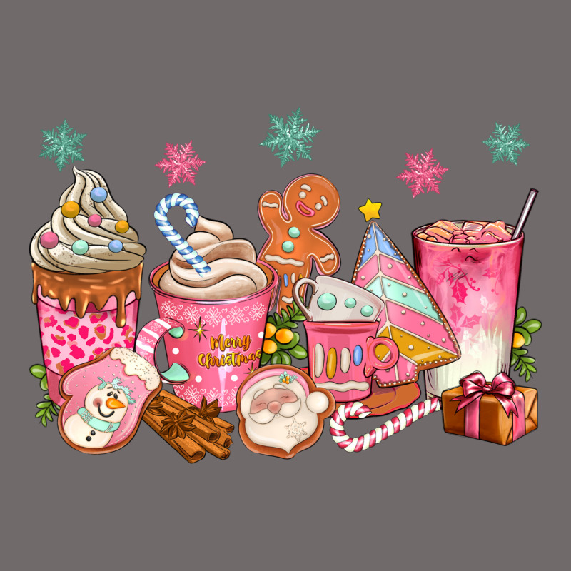 Pink Gingerbread Coffee Cups Urban Hoodie by texasbilliewilder | Teevron