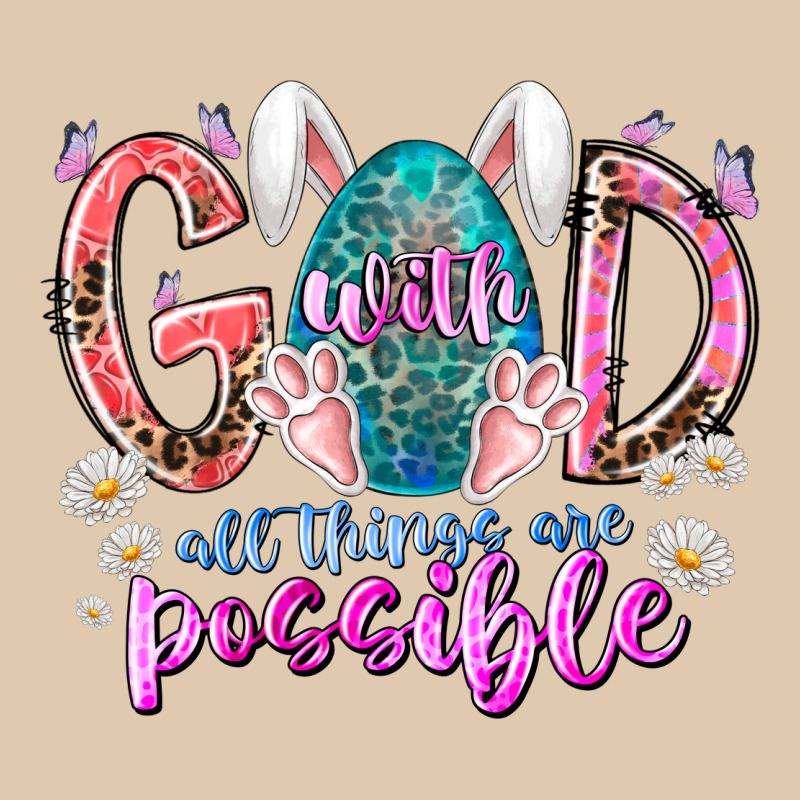 With God All Things Are Possible Heavyweight Sweatshirt by RacoonDesign | Teevron