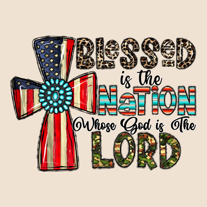 Blessed İs The Nation Whose God Is The Lord Urban Heavy Tee by CowhideDigitalArt | Teevron