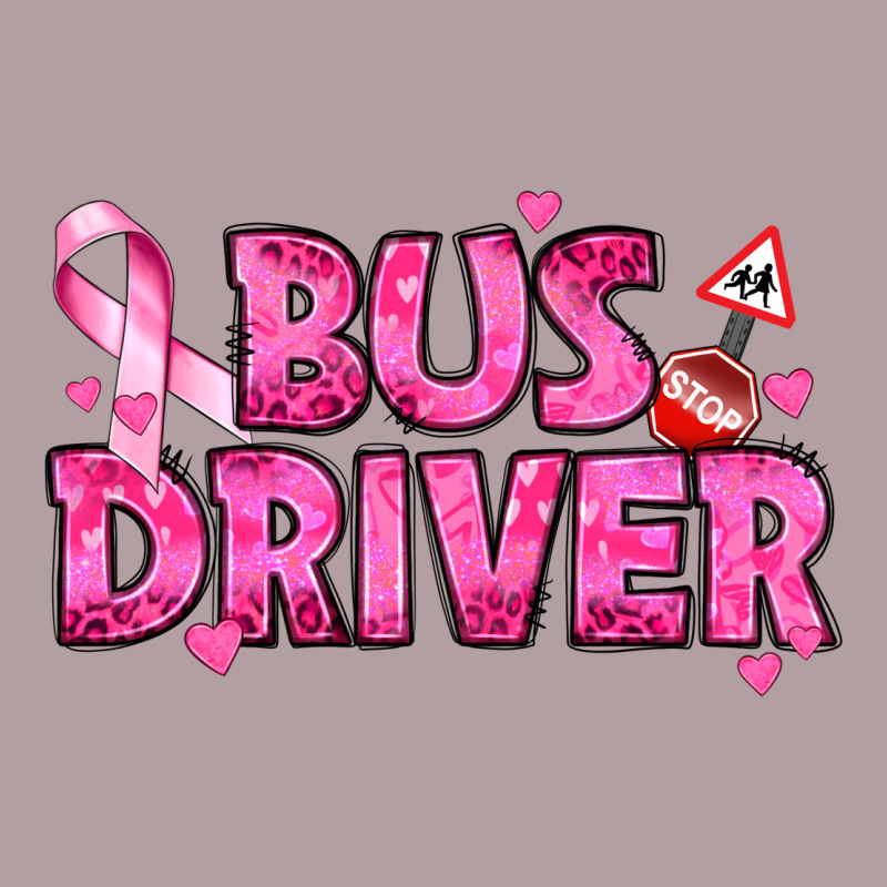Breast Cancer Bus Driver Vintage Hoodie by texasbilliewilder | Teevron