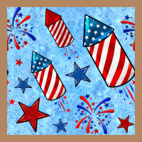 4th Of July Firecracker And Star Seamless  Pattern Long Sleeve Tee | Teevron