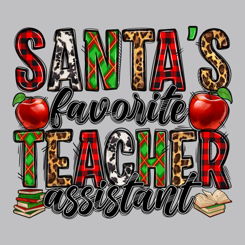 Santa's Favorite Teacher Assistant Long Sleeve Tee by Jasminsmagicworld | Teevron