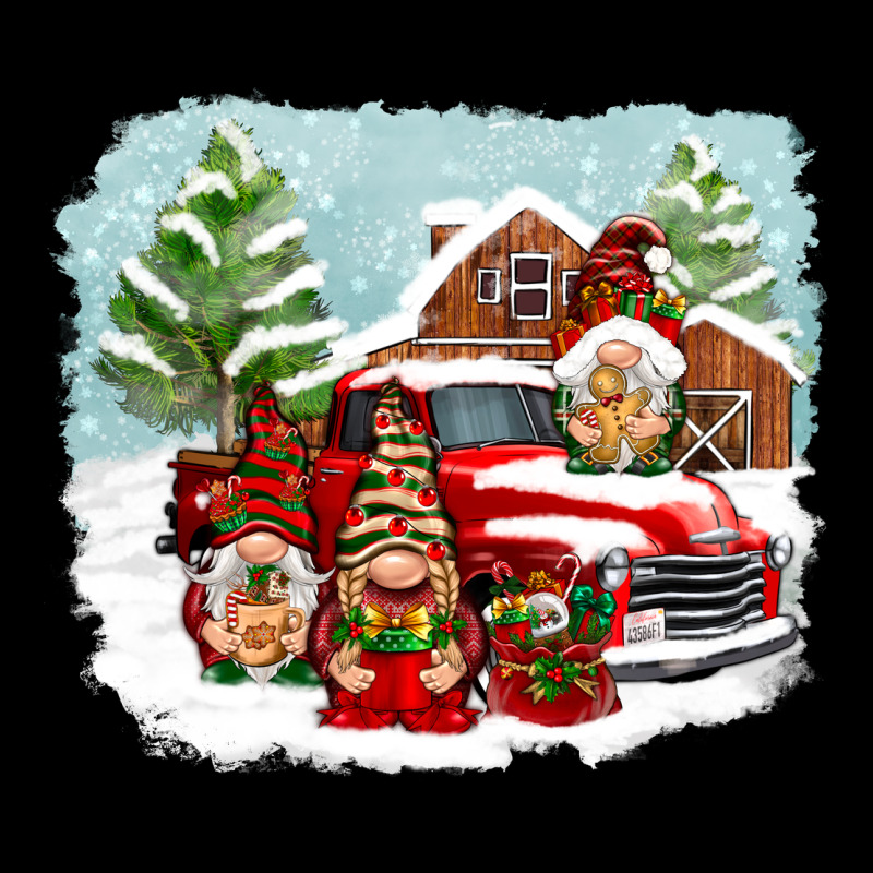 Christmas Gnomes With Red Truck Urban Hoodie by NancyCooperArtShop | Teevron
