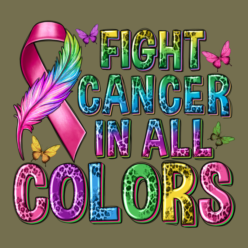 Fight Cancer In All Colors Vintage Hoodie by texasbilliewilder | Teevron