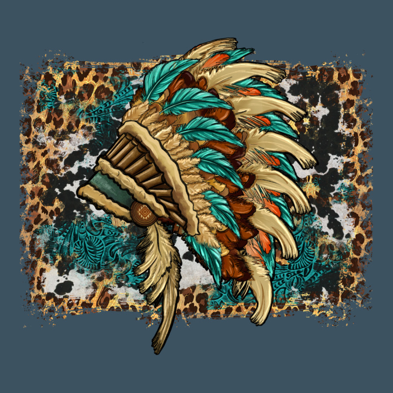 Indian Headdress With Background Urban Heavy Tee by HRA Design Shop | Teevron