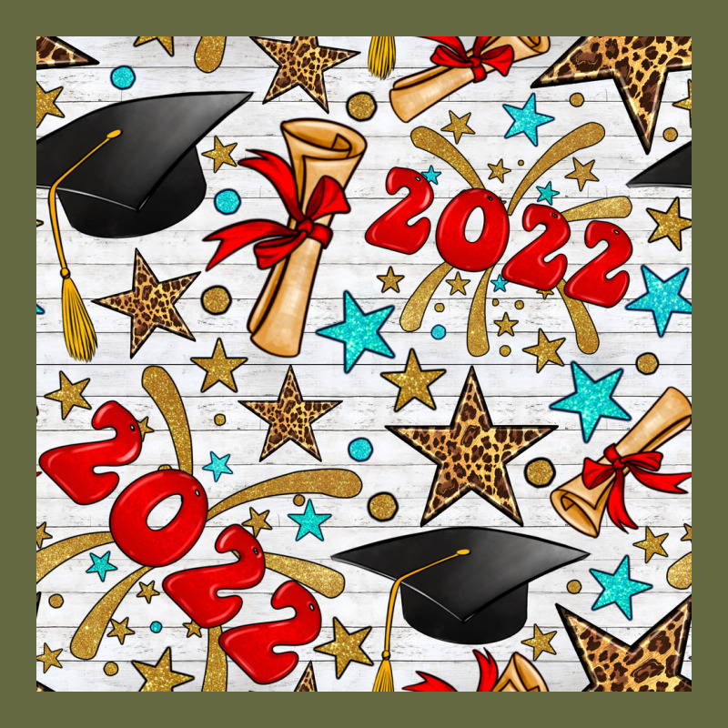 Graduation 2022 Seamless Pattern Long Sleeve Tee by BundleAndBundleShop | Teevron