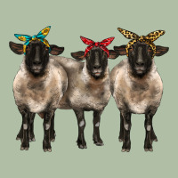 3 Sheeps Suffolk Ewe With Bandana Urban Heavy Tee | Teevron
