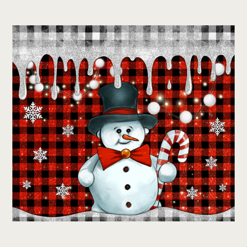 Christmas Snowman Tumbler Zipper Hoodie by Jasminsmagicworld | Teevron