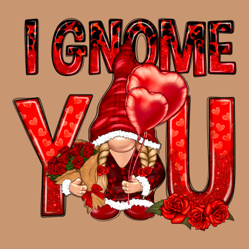 I Gnome You With Roses Heavyweight Hoodie by NancyCooperArtShop | Teevron