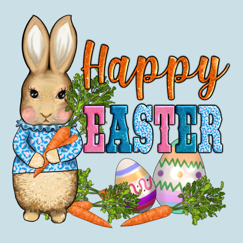 Easter Bunny Egg And Carrots Ladies Tee by AdoDesignShop | Teevron