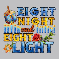 Eight Night And Eight Light For Hanukkah Long Sleeve Tee | Teevron
