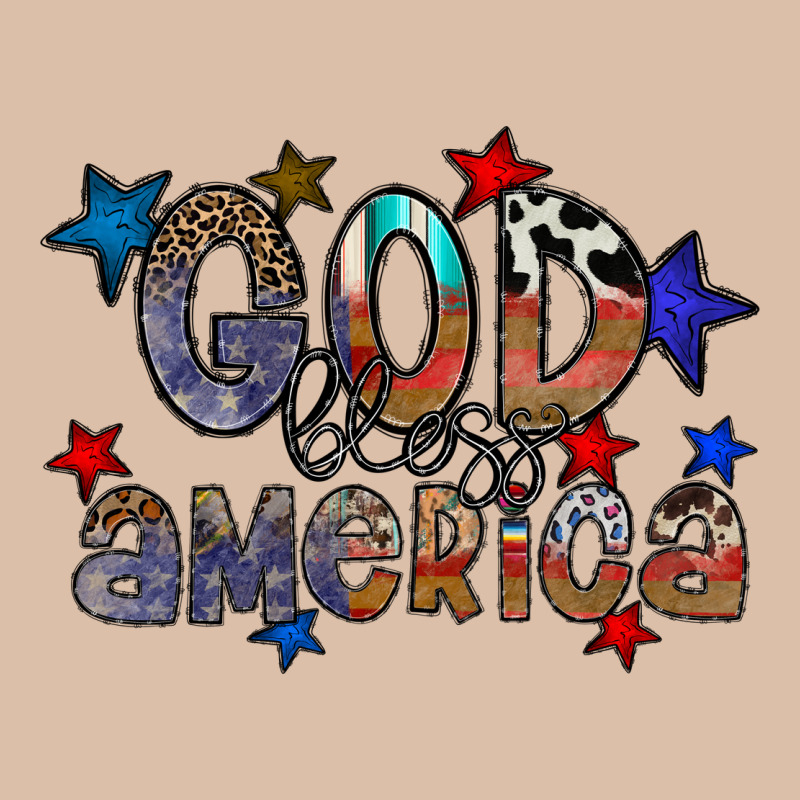 God Bless America Urban Heavy Tee by CowhideDigitalArt | Teevron