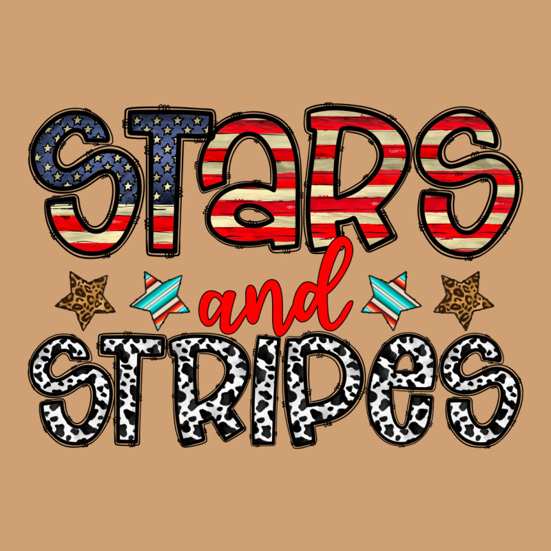 Stars And Stripes Vintage Tee by CowhideDigitalArt | Teevron