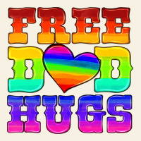 Lgbtq Free Dad Hugs Vintage Tee | Teevron