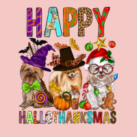 Happy Hallothankmas Dog Urban Heavy Tee | Teevron