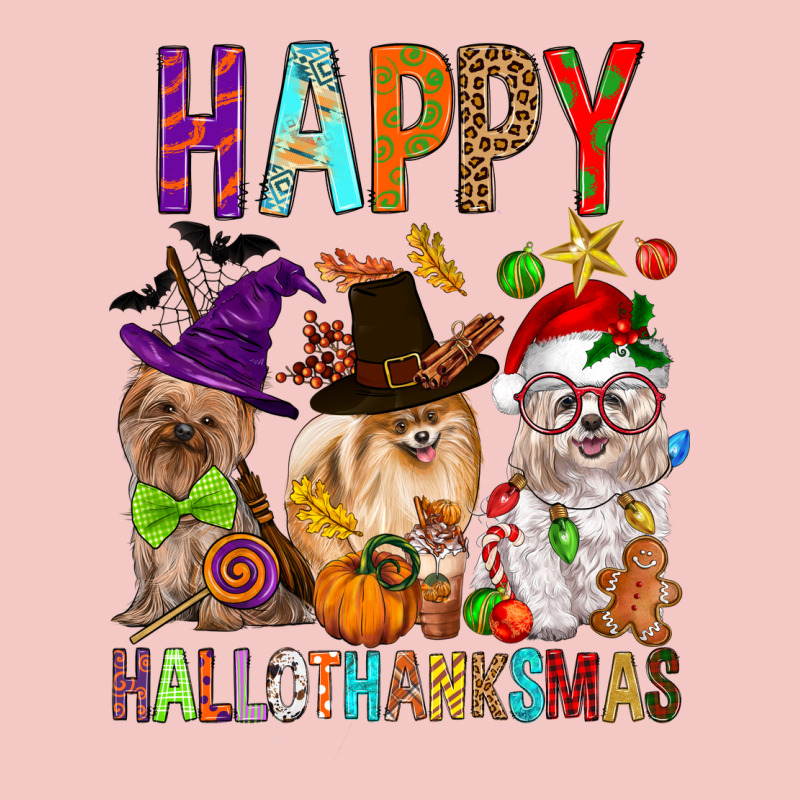 Happy Hallothankmas Dog Urban Heavy Tee by FaDigitalArtStudio | Teevron
