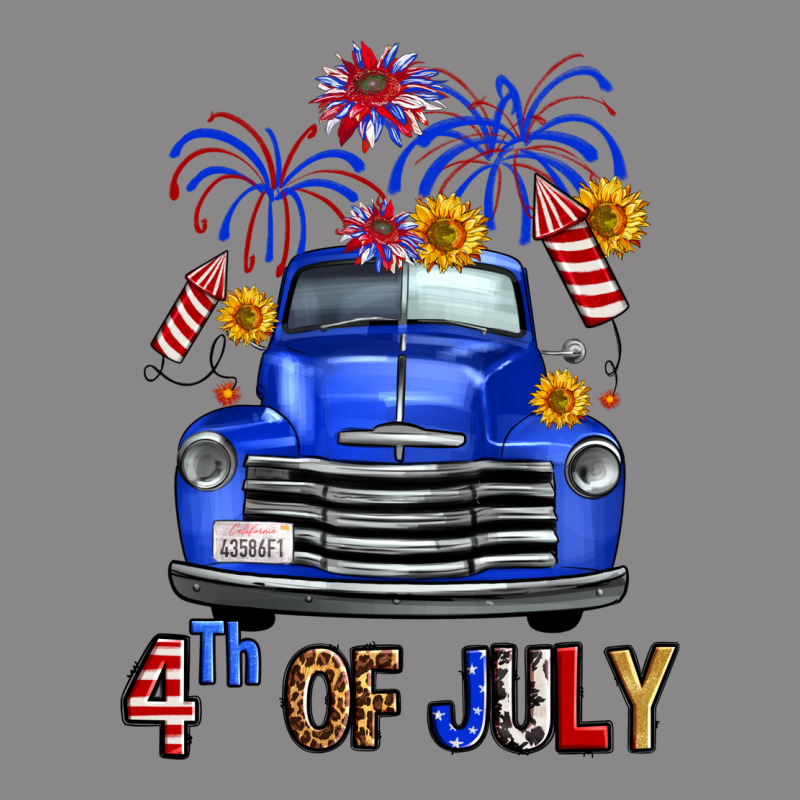 Western Fourth Of July Truck Vintage Tee by FaDigitalArtStudio | Teevron