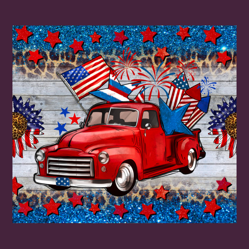 American Truck 4th Of July Tumbler Premium Tee by BarkalooDesign | Teevron