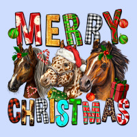 Merry Christmas Horses Urban Heavy Tee | Teevron