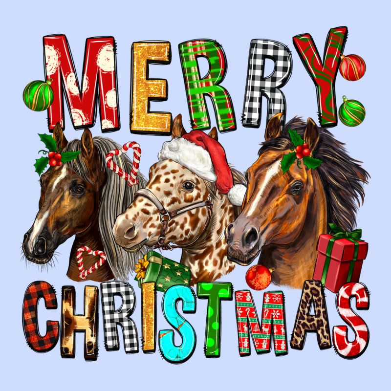 Merry Christmas Horses Urban Heavy Tee by FaDigitalArtStudio | Teevron