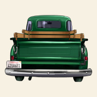 Western Green Truck Back View Vintage Tee | Teevron