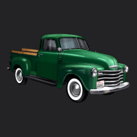 Western Green Truck Right 34 View 1 Vintage Tee | Teevron
