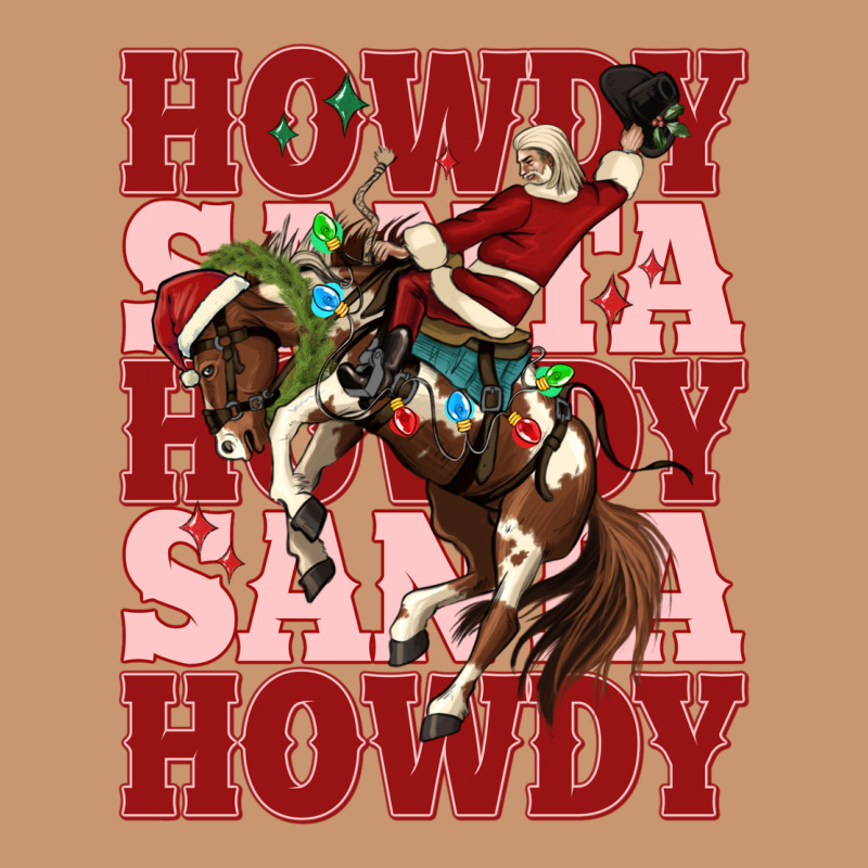 Howdy Santa Cowboy Christmas Heavyweight Hoodie by MaliasSmallBusiness | Teevron