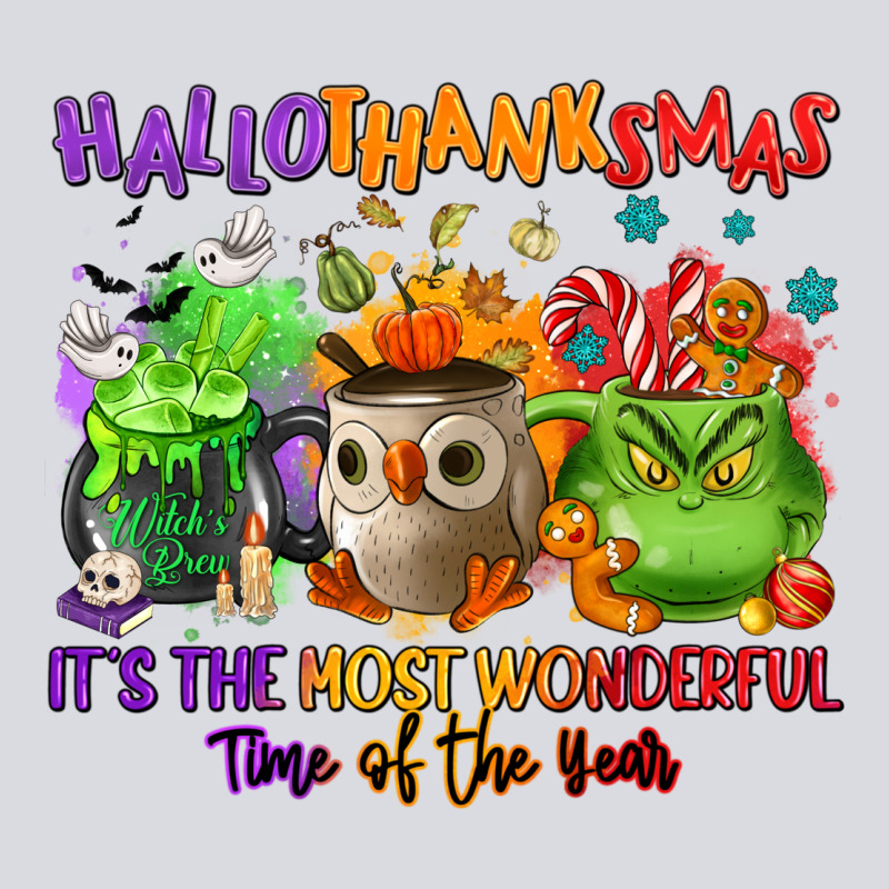 Hallothanksmas Zipper Hoodie by NancyCooperArtShop | Teevron