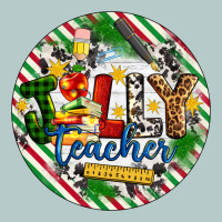 Christmas Jolly Teacher Heavy Core Tee | Teevron