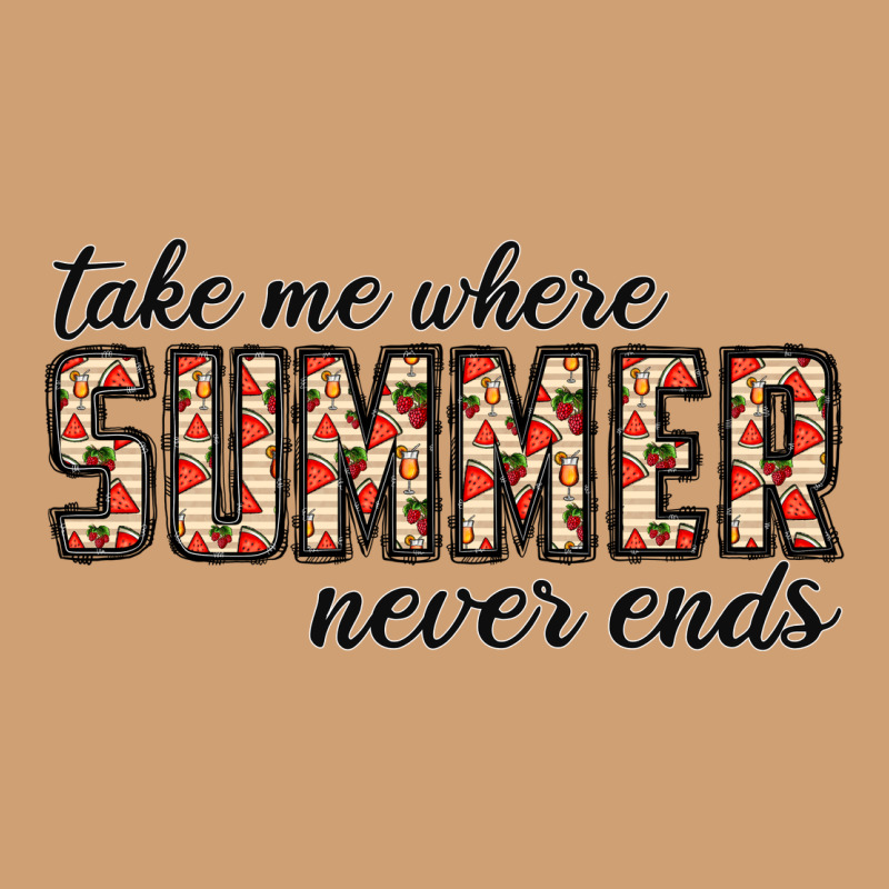 Take Me Where Summer Never Ends Vintage Tee by CowhideDigitalArt | Teevron