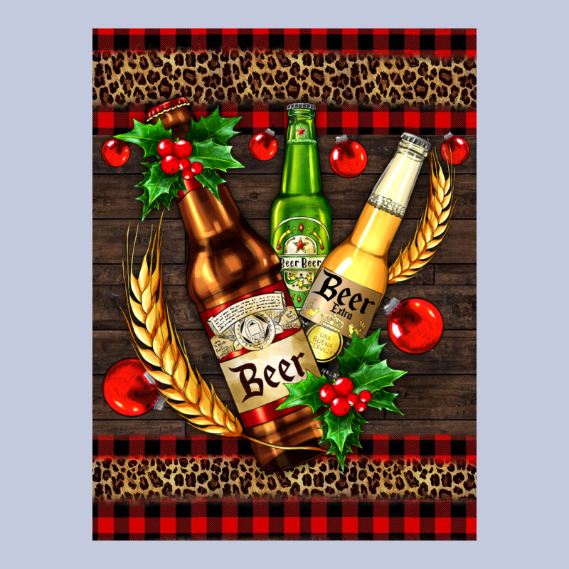 Beer Bottles With Mistletoe Long Sleeve Tee by AdoDesignShop | Teevron