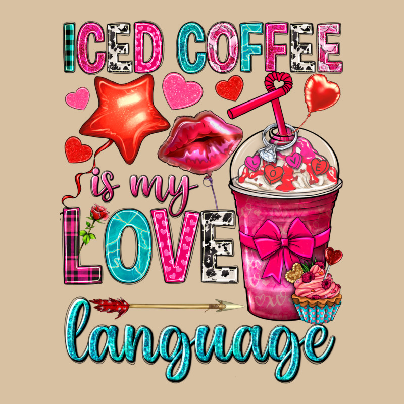 Iced Coffee Is My Love Language Heavyweight Hoodie by NancyCooperArtShop | Teevron