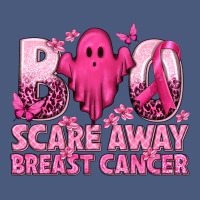 Boo Scare Away Breast Cancer Vintage Hoodie | Teevron