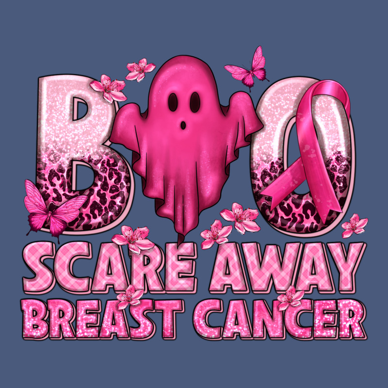 Boo Scare Away Breast Cancer Vintage Hoodie by texasbilliewilder | Teevron